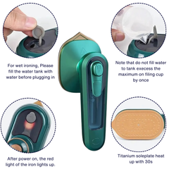 PressMate Mini Travel Steamer – Lightweight and Efficient Wrinkle Remover