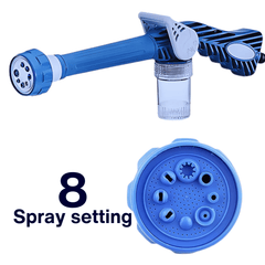 SmartJet 8-in-1 Turbo Water Power Gun with Adjustable Nozzle for All-Purpose Cleaning